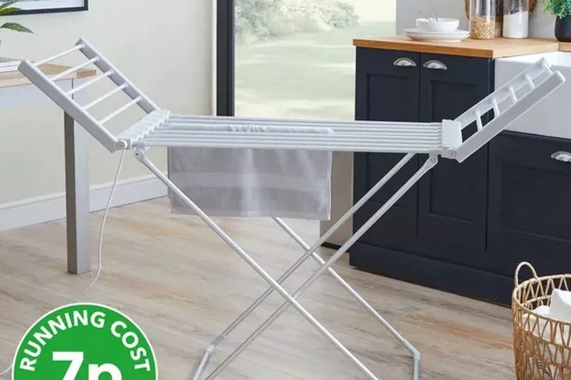 Dunelm’s £40 ‘brilliant’ heated clothes airer shoppers say ‘keeps the room warm’